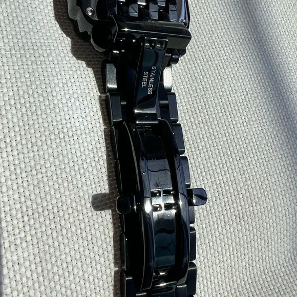 Brand New in Box Black Michele Deco Noir Diamond Watch 06T000215 - Picture 12 of 17